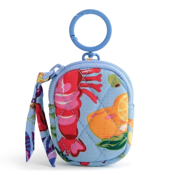 Vera Bradley Accessories - Vera Bradley Colorful Lobster Mini Keychain Pouch Charm for AirPods in cotton